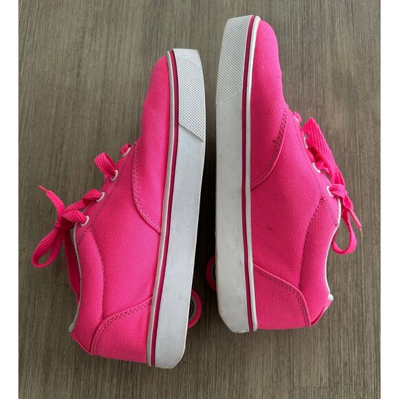 Heelys Launch Skate Shoes Youth Sz 5 Women’s Size 5.5 Hot Pink Low Tops - Picture 6 of 8
